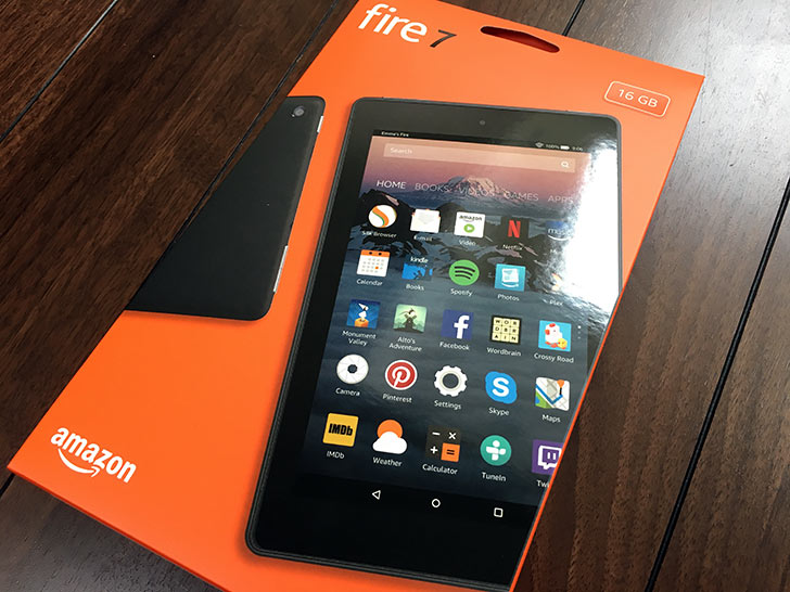 Fire7タブレット 2017年モデル