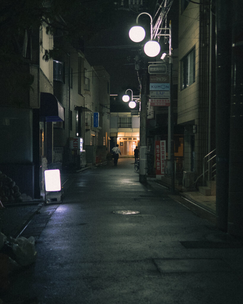 裏路地のスナップ写真